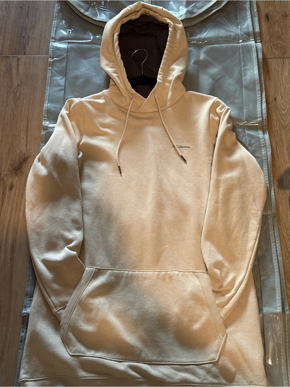 Columbia Cream Hooded Fleece Pullover